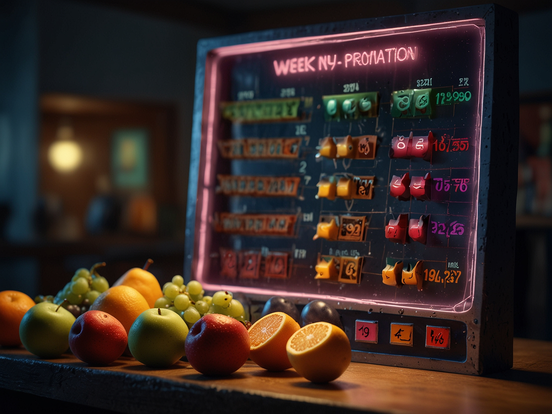 Wochenbonus Banner mit Retro-Motiven