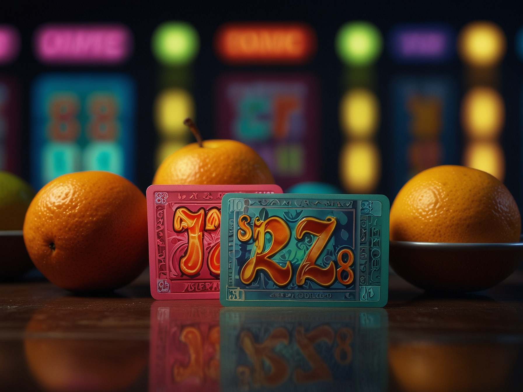 Banner mit Bonusangeboten und Früchtesymbolen